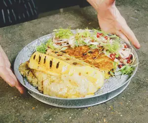 Make Manu Canales's Wild Alaska Pollock kebab