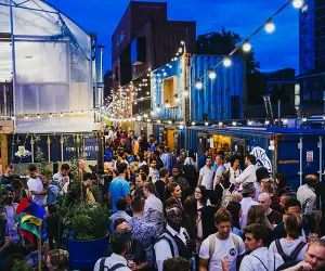 Pop Brixton by night