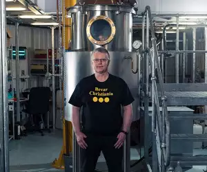 Christian Jensen founder of Jensen's gin; photograph by Addie Chinn