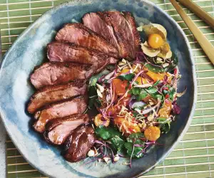 Make Luiz Hara's clementine teriyaki glaze; photograph by Simon Smith