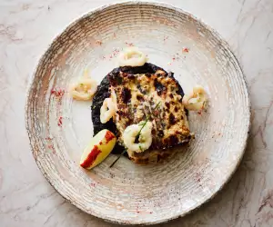 Tandoor stone bass; photograph by Stuart Milne