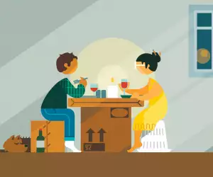 Romantic food; Illustrations by Ben the Illustrator