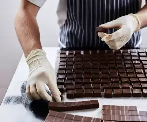 Rococo chocolates; photograph by S Mcleod