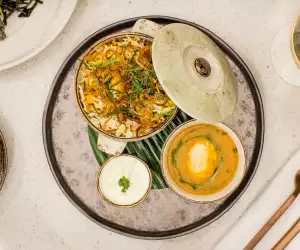 Malabar jhinga biryani at Ooty, Marylebone