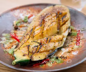 Miso aubergine at Robata