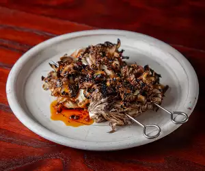 Xingjiang maitake mushroom at BAO Borough