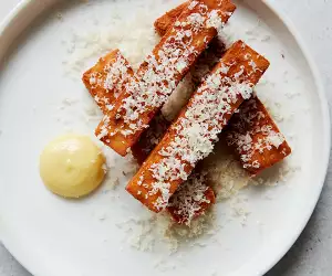 Comte fries at Levan in Peckham