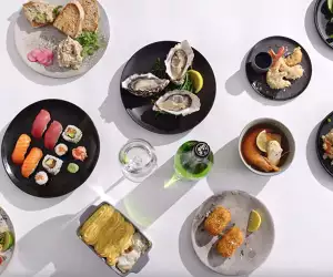 Seafood x sake
