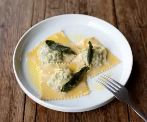 Maremma, Brixton: tortelli Maremmani with butter and sage. By Jade Nina Sarkhel