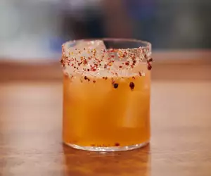 Arabica Bar & Kitchen’s Pomegranate Margarita