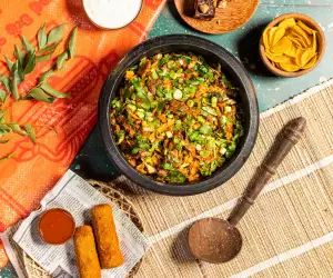 Hoppers Cash and Kari review, lamb kothu. By Nick Heinimann