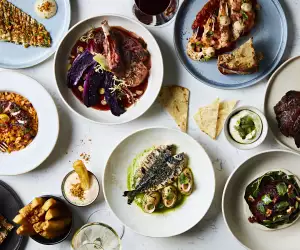 Food at Ampeli in Fitzrovia