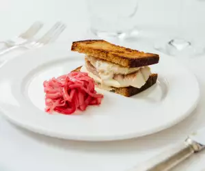 Quo Vadis Smoked Eel Sandwich