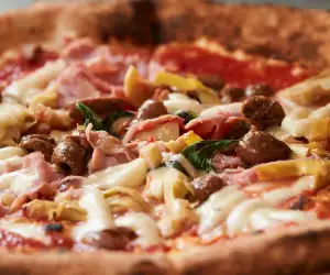 Santa Maria pizza; Photography by Tom Bowles