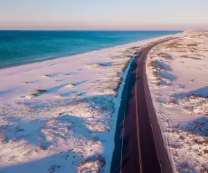 Highway 399 within the Gulf Islands National Seashore