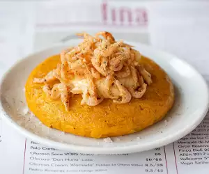 Omelette at Barrafina Borough Yards