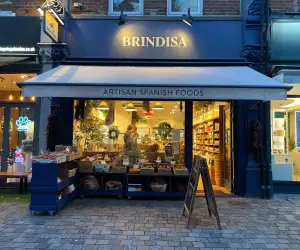 Shop front at Brindisa Hildreth Street