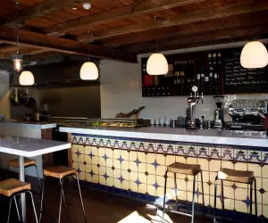The counter at José Tapas Bar