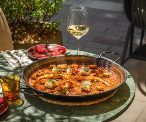 Seafood Paella at The Campaner