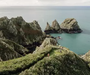 Isle of Guernsey cliffs